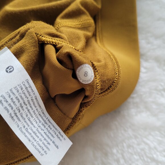 Lululemon Free To Be Elevated Sports Bra In Gold Spice Size 8 - Picture 12 of 12